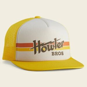 Howler Brothers Hat Cap Snapback Trucker Hat Gold/Stone